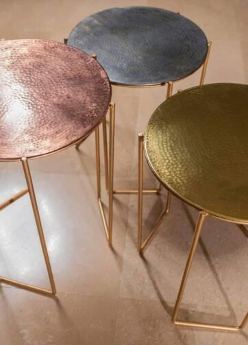 Set of Brass Table