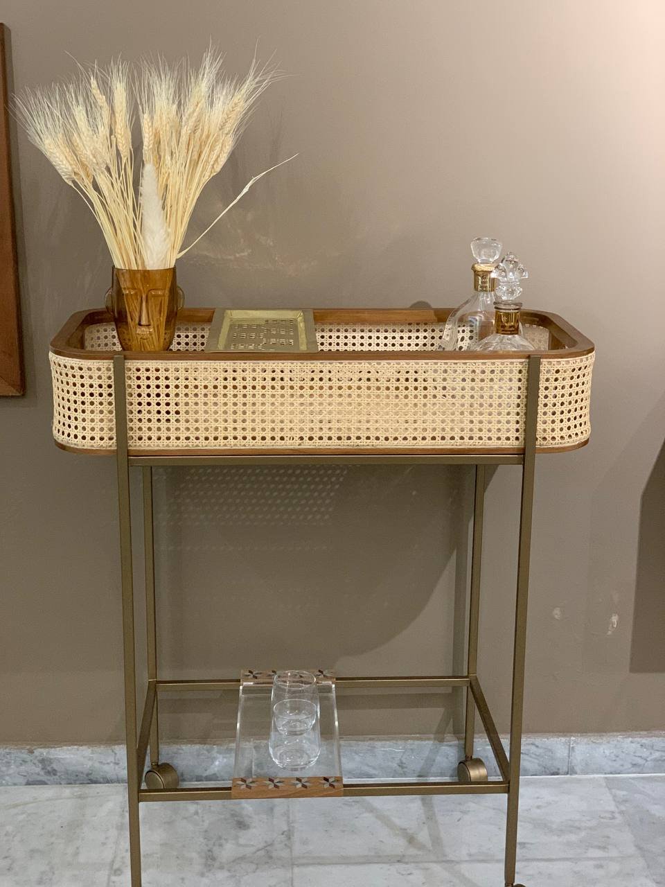 Rattan Troelly Bar - Image 2