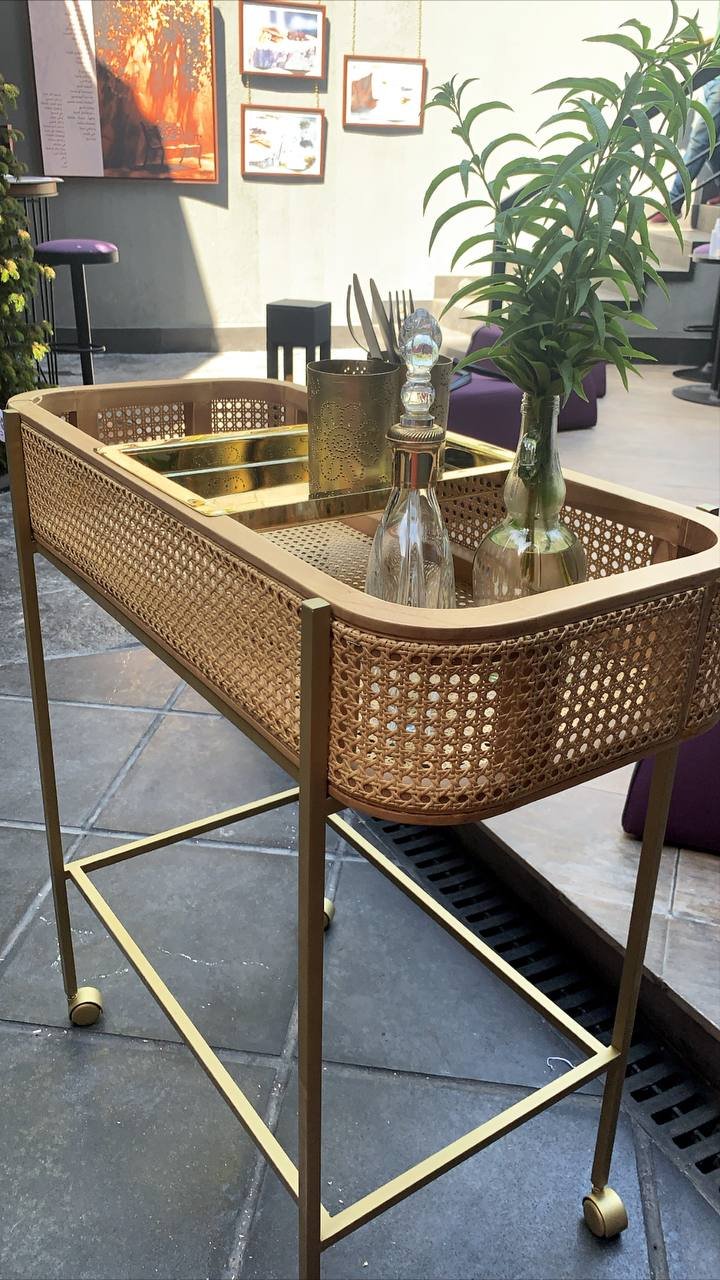 Rattan Troelly Bar - Image 3