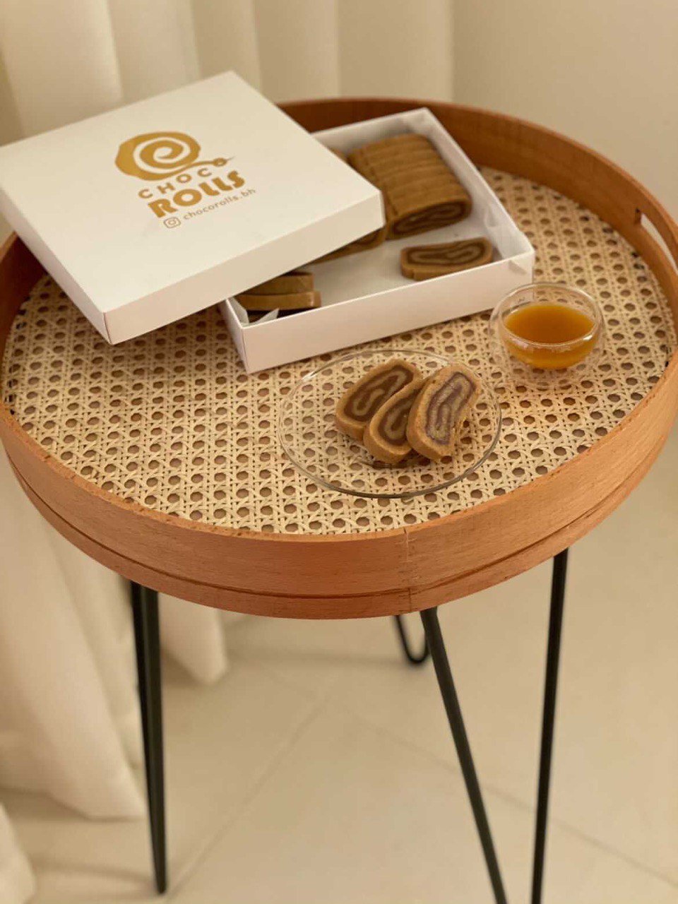 Rattan Tray Table
